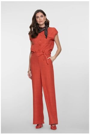 Geisha Pants with strap 201 burned orange