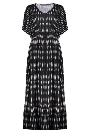 Geisha dress 999 black/ecru