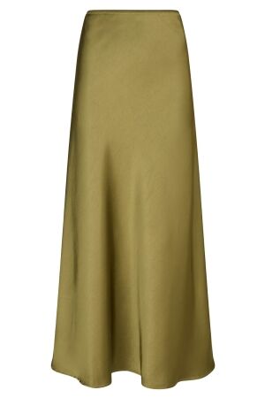 Neo Noir Vicky Heavy Sateen Skirt 340 Sage green