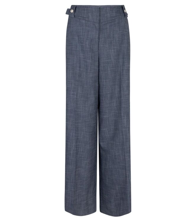 Aaiko NORE BUTTONS DENIM VIS 368 Blauw