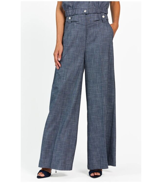 Aaiko NORE BUTTONS DENIM VIS 368 Blauw