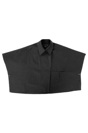 With Black  WBLMEDUSA TRENCH CAPE Black