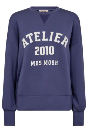 Mos Mosh MMNima O-LS  Sweatshirt 845 crown blue