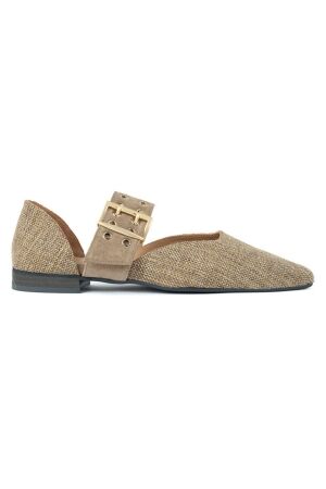 Babouche Lifestyle Binny, Ballerina 280 Taupe/Kum