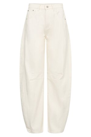 Haute L'amitié Drew Barrel Panel Tall Jeans White White