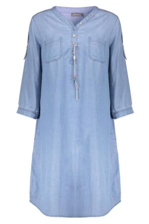 Geisha Dress lyocell ropes 830 bleached denim Geisha Dress lyocell ropes 830 bleached denim