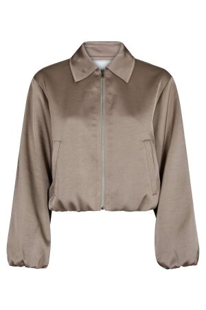 Neo Noir Denielle Heavy Sateen Jacket 811 Dark Taupe