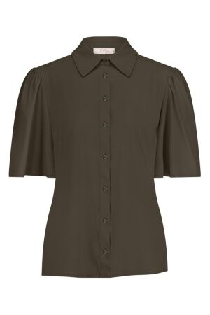 Studio Anneloes Poppy butterfly blouse 7400 new army