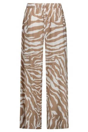 Studio Anneloes Grace zebra trousers 2217 latte/ecru