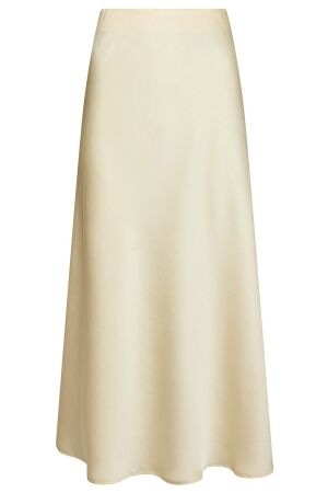 Neo Noir Vicky Heavy Sateen Skirt Light Yellow