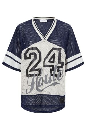 Haute L'amitié Drift Combo Number Tee Navy