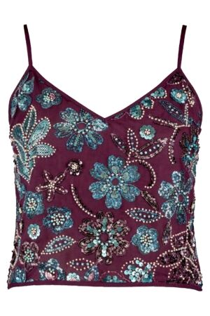 Harper and Yve ROMY-SS 938 cassis blue sequin Harper and Yve ROMY-SS 938 cassis blue sequin