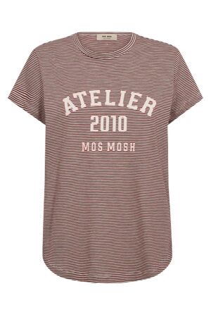 Mos Mosh MMCamp O-SS Stripe Tee 272 cowhide