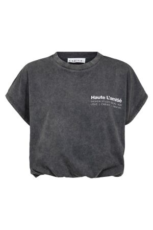 Haute L'amitié Noma Acid NS Balloon Tee Black Acid Wash