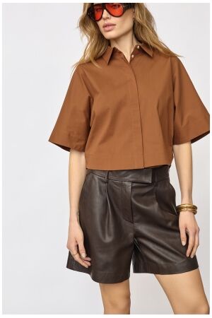 Co'Couture ElaraCC SS shirt 35-Suntan