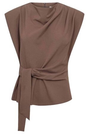Co'Couture FalconCC Pleat Top 154-Walnut