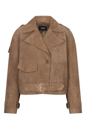 Ibana Suede jas Iced Coffee