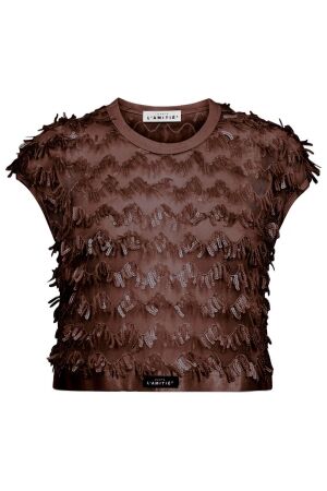 Haute L'amitié Limone Crop Top Mocca