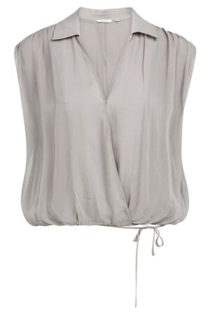YAYA Mouwloze blouse met strikdetai 73927 YAYA Mouwloze blouse met strikdetai 73927