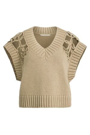 YAYA Spencer met V-hals en speelse 61315 YAYA Spencer met V-hals en speelse 61315