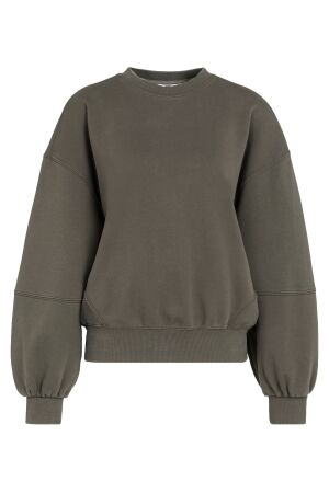 YAYA Gewassen sweatshirt met ballon 90814 YAYA Gewassen sweatshirt met ballon 90814