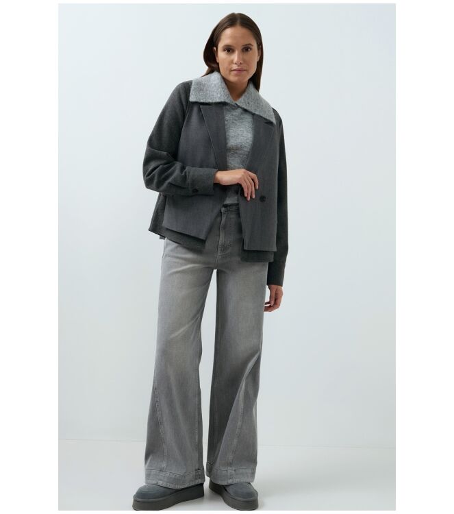 YAYA 01-311156-609 MID GREY DENIM