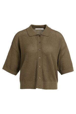 YAYA vest met korte mouwen en mesh- 906172 YAYA vest met korte mouwen en mesh- 906172