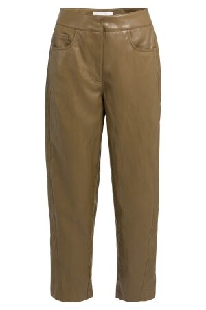 YAYA Kunstleren broek met wortelmod 90617 YAYA Kunstleren broek met wortelmod 90617