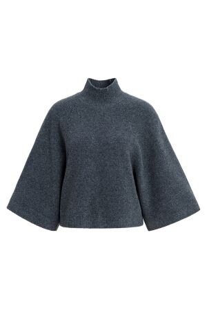 YAYA Wikkelvest met lange mouwen 990962