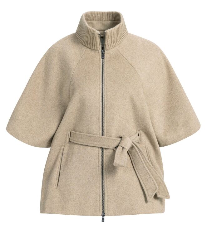 YAYA 02-001090-610 PURE CASHMERE BROWN MELANGE