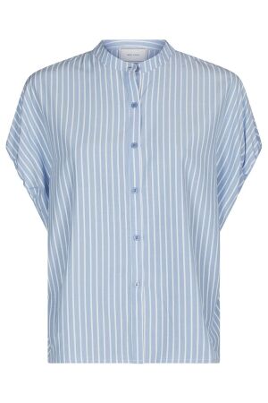 Neo Noir Englana Stripe Blouse 145 Light Blue Neo Noir Englana Stripe Blouse 145 Light Blue