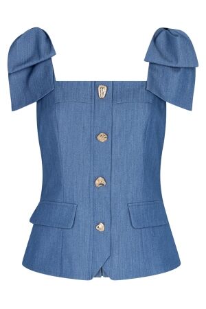 Ibana Denim top Denim Blue Ibana Denim top Denim Blue