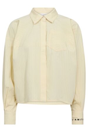 Haute L'amitié Sophie Yellow Stripe Shirt Pale Yellow Haute L'amitié Sophie Yellow Stripe Shirt Pale Yellow