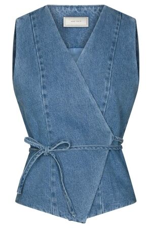 Neo Noir Samara Denim Waistcoat 140 Blue Neo Noir Samara Denim Waistcoat 140 Blue