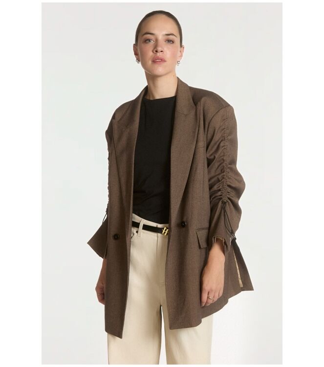 Aaiko KENDAL DOUBLE TWEED Bruin