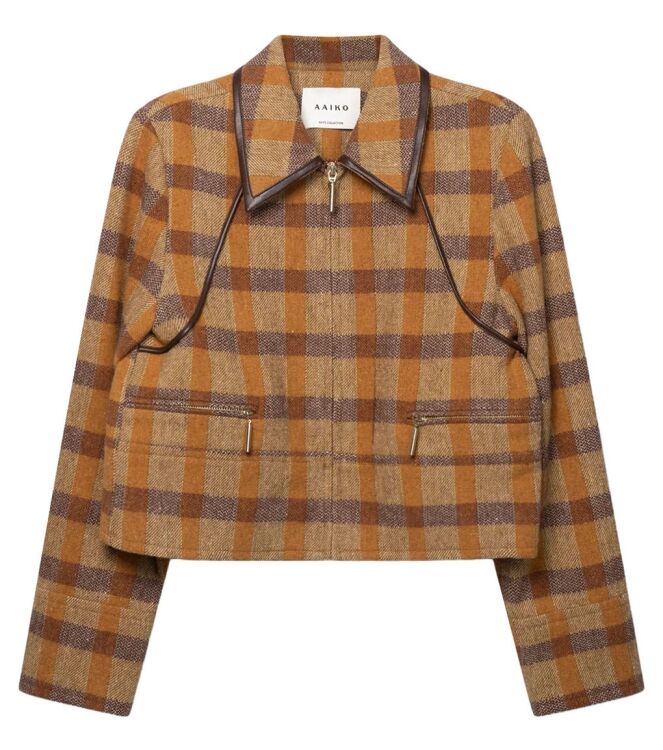 Aaiko SOLIN BROWN CHECK Bruin