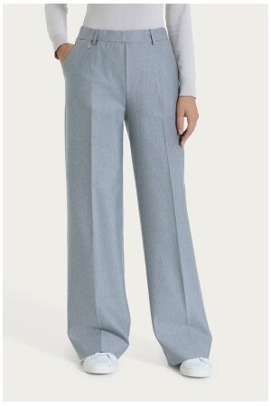Ragno Compact pants - palazzo with pockets Grigio Mel. Ragno Compact pants - palazzo with pockets Grigio Mel.
