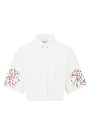 Studio Anneloes Noleste poplin blouse 1000 white