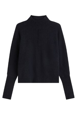 Summum Batwing sweater Soft melange knit 495 Midnight blue Summum Batwing sweater Soft melange knit 495 Midnight blue
