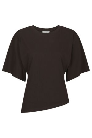 Neo Noir Alira Boxy Tee Dark brown Neo Noir Alira Boxy Tee Dark brown