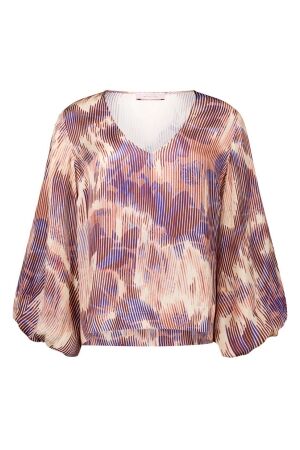 Studio Anneloes Florine flower stripe blouse 9997 multi color