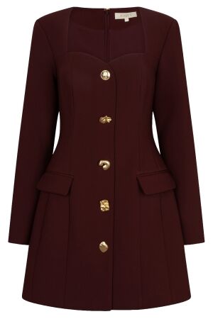 Josh V JV-ELY fitted dress 878 burgundy Josh V JV-ELY fitted dress 878 burgundy