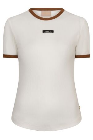 Josh V JV-CODY slim fit T-shirt with logo 649 cloud white Josh V JV-CODY slim fit T-shirt with logo 649 cloud white