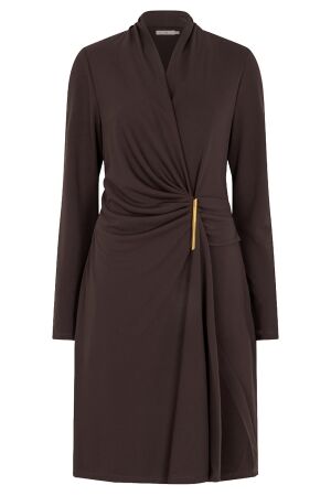 EsQualo Dress waist detail 775 cacao