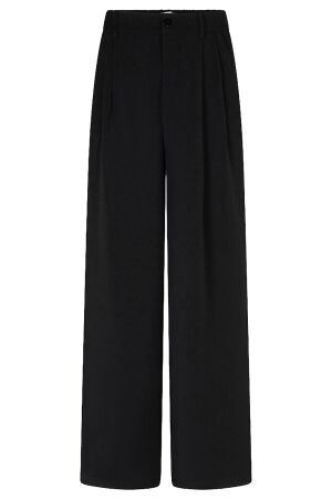 EsQualo Trousers wide leg 000 black EsQualo Trousers wide leg 000 black