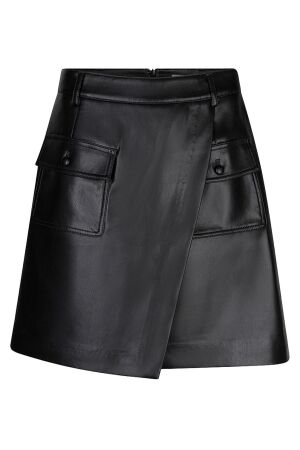 EsQualo Skirt PU 030 dark grey