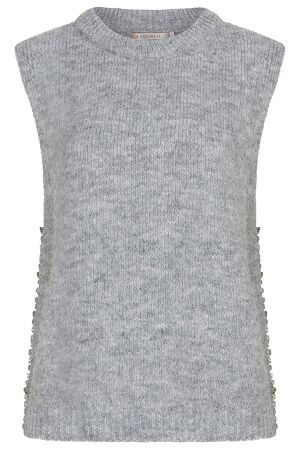 EsQualo Gilet slv/lss diamonds 060 light grey EsQualo Gilet slv/lss diamonds 060 light grey