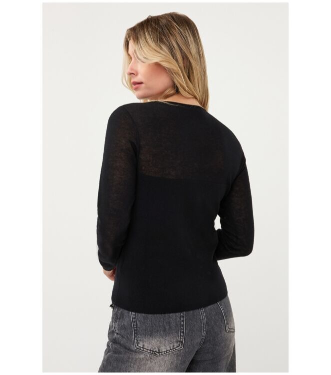 EsQualo W26.07715 Zwart