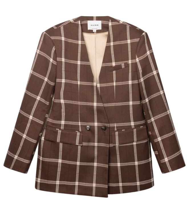 Aaiko LURAY CHECK VIS 527 Bruin