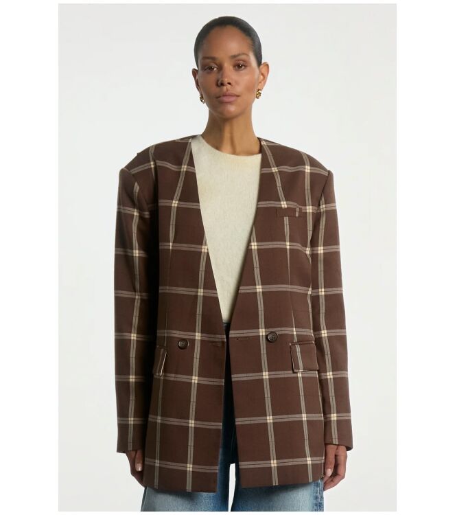 Aaiko LURAY CHECK VIS 527 Bruin